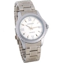 CURREN 8079 Stainless Steel Men's Analog Watch (White)