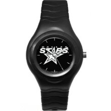 Dallas Stars Shadow Black Sport Watch w/White Logo