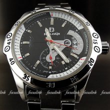 Date Luxury Elegant Fashion Mechanical Automatic Steel Men Wrist Watch Wh198-b