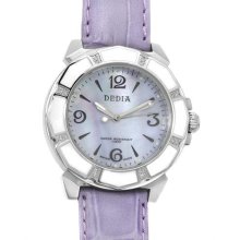 DEDIA 6201LL020 Swiss Movement Diamond Ladies Watch