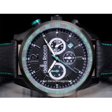 Della Rocca Grand Prix Chrono NEW SH9652BKL04 stainless steel watch
