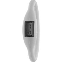 Deuce Unisex G1 The Original Digital Plastic Watch - White Rubber Strap - Digital Dial - DBWHTXS