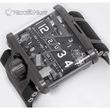 Devon 'Tread 1' Watch - Bulletproof Crystal - 53mm Stainless Steel