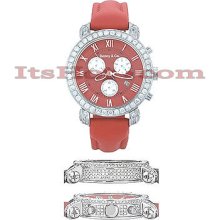 Diamond Benny Co Watch Mens 5 ct. Red