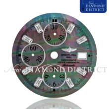 Diamond Mother Of Pearl Dial For Breitling Crosswind & Chronomat Evolution Watch