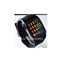 digital binary wristwatch,multicolor led watch,uiquely designed
