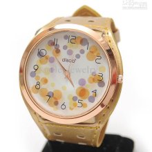 Disco Personality Strap Watch Women's Quartz Watch Ladies Watch Pers