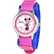 Disney Time Teacher Minnie Mouse Kids Pink Watch