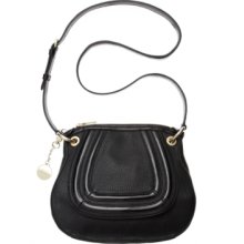 DKNY Handbag, Crosby Flap Crossbody with Patent Trim
