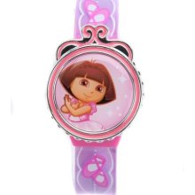 Dora The Explorer Kids Round Interchangeable Digital Lcd Watch