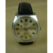 Dorset Automatic Daydate-beautiful 1960s Ss Sport Watch-nice