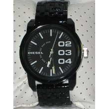 Dz1523 Diesel Men's Black Plastic Dial And Band Color Domination Watch