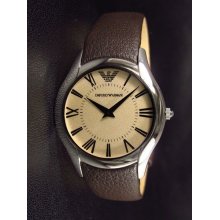 Emporio Armani Classic Leather Watch AR2042