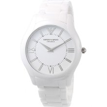 Emporio Armani Women's AR1442 White Ceramic Watch