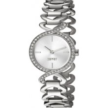 ES106282009 Esprit Ladies Fontana Crystal Silver Watch