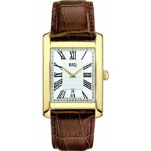 ESQ 07301366 Men's Fikmore Brown Croc Leather Strap Watch