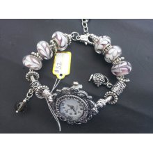 European Style Charm Bead Bracelet Watch