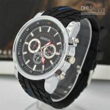 Fashion Geneva Watches Mens Womens Candy Band Wristband Watches Sb-1