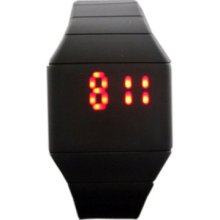 Fashion Mens Lady Boy Red Led Watch Writstwatch Gift