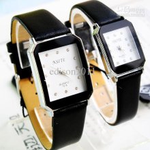 Fashion Quartz Watch With Leather Wrist Watch For Couples Dhl Shippi