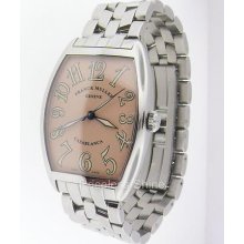 Franck Muller Casablanca Ref. 2852 Salmon Dial Automatic Steel Watch