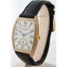 Franck Muller Ladies 7502 S6 Mm D 18k Gold & Diamond Jewels In Time