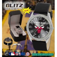 Game Time Glitz Series Team Logo Watch Patent leather strap Gift Box Most NBA