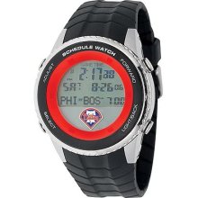 Game Time Philadelphia Phillies Stainless Steel Digital Schedule Watch
