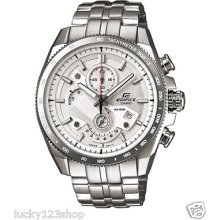 Genuine Casio Edifice Watch White Mineral Glass 100m Efr-513d-7a