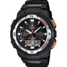 Genuine New Casio Watch SGW-500H-1B Twin Sensor Compass Thermometer