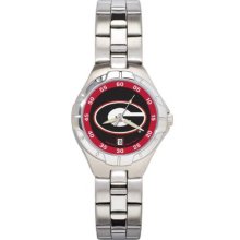 Georgia Bulldogs Pro II Women's Stainless Steel Bracelet Watch