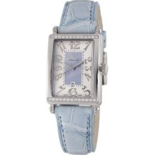Gevril Women's 7247NT Avenue of Americas Blue Diamond Watch ...
