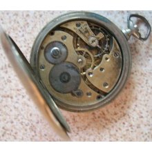Girard Perregaux Vintage Pocket Watch 50,5 Mm. Balance Ok. To Restore
