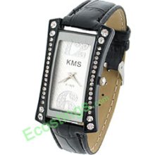 Good Exquisite Jewelry Quartz Wrist Watches With Man-made Crystal
