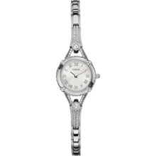 Guess Ladies Rose Gold Tone Crystal Bracelet Watch U0135l3