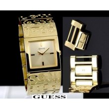 Guess Lady's Collection Signature Gold Logo Watch U95159l1