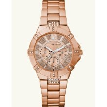 Guess U12657l3 Dazzling Bracelet Rose Gold-tone Women's Watch -