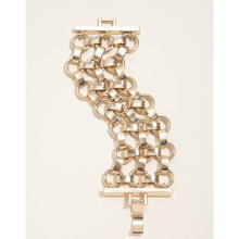 GUESS Weave Link Chain Bracelet, GOLD