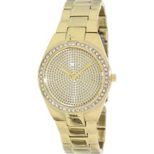 Guess Women's U11059L1 Gold Stainless-Steel Quartz Watch with Gold Dial