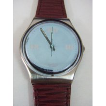 Gx121 Swatch - 1991 Plaza Classic Hands Glow Blue