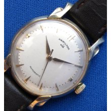 Hamilton 10 karat gold automatic wristwatch