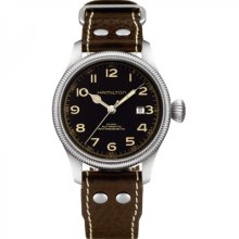 Hamilton Men's H60455533 Khaki Field Team Earth Black Dial Watch