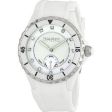 Haurex Italy Riviera White Ladies Watch 1w337dws $1,050