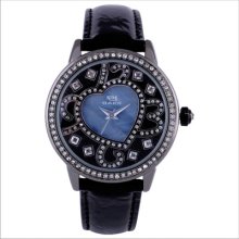 Heart Shape Dial Digital Display Ladies Women Watch Quartz Movement 71088