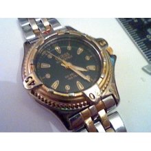Heavy Green Dial Ladies Guess Watch Runs 4u2fix Band