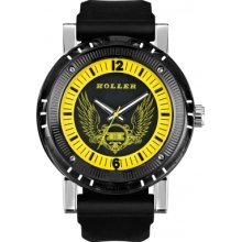 HLW2197-3 Holler Mens Black Magic Yellow Watch