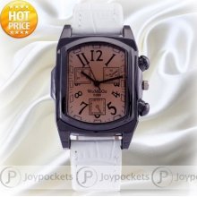 Hot Sale Unisex Women Fashion Hour Dial Pu Leather Jp Quartz Wrist Watch Clock