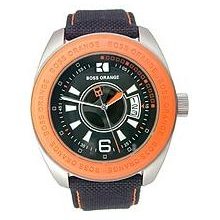 Hugo Boss Boss Orange Black Fabric Mens Watch 1512546