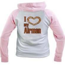 I Love My Airman Womens sweatshirt