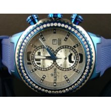 Icetime B-2 Joe Rodeo Aqua Master Diamond Watch 2.50 Ct